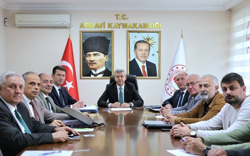 Arhavi OSB Müteşebbis Heyeti Toplantısı Valimiz Dr. Turan Ergün’ün Başkanlığında Gerçekleştirildi