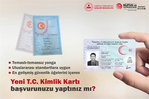 Kimlik Kartları İle İlgili Duyuru...