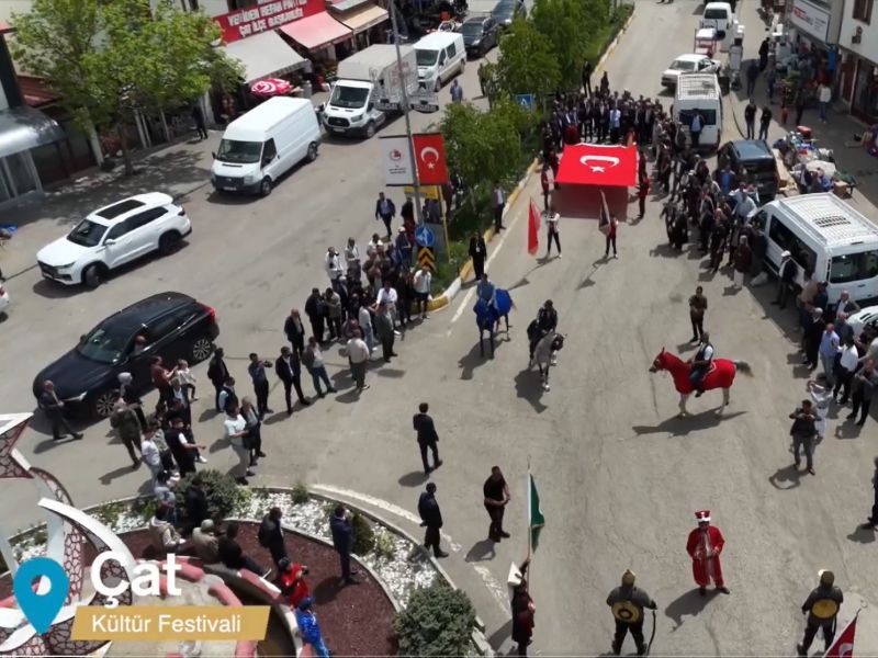 “Çat Kültür Festivali” Yoğun İlgi Gördü