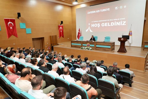 15 Temmuz Demokrasi ve Milli Birlik Günü Anma Programı Başladı