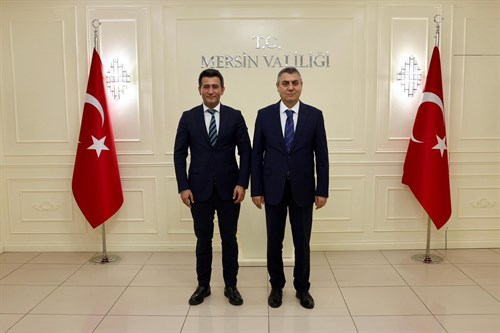 VALİMİZ SAYIN ATİLLA TOROS, HATAY TAPU VE KADASTRO XII. BÖLGE MÜDÜRÜ EYYÜP GENÇER İLE GÖRÜŞTÜ