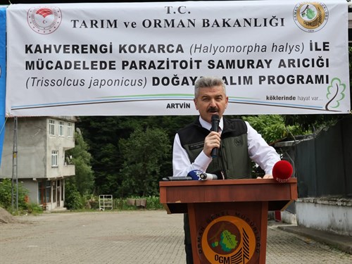 Valimiz Sayın Dr. Turan Ergün, Muratlı Köyünde Samuray Arıcığı Salım Programına Katıldı