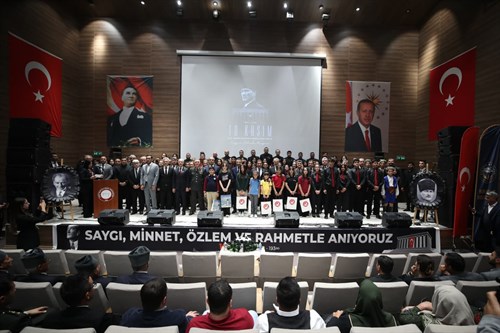 Cumhuriyetimizin Kurucusu Gazi Mustafa Kemal ATATÜRK, Aramızdan Ayrılışının 87. Yıl Dönümünde Saygı, Minnet ve Özlemle Anıldı.