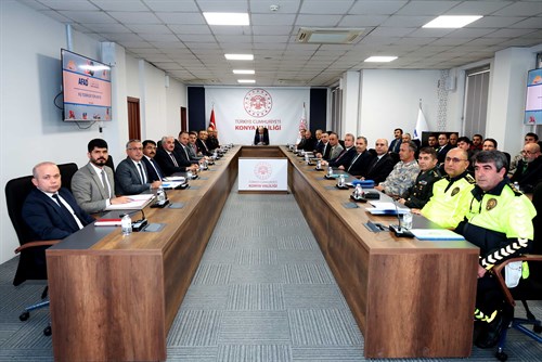 Valimiz İbrahim Akın Başkanlığında Kış Tedbirleri Koordinasyon Toplantısı Yapıldı