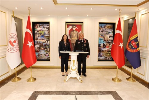 VALİ TÜLAY BAYDAR BİLGİHAN’DAN JANDARMA GENEL KOMUTANI ORGENERAL ALİ ÇARDAKÇI’YA ZİYARET
