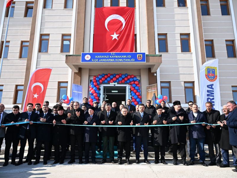 Karayazı İlçe Jandarma Komutanlığı Yeni Hizmet Binası Açıldı