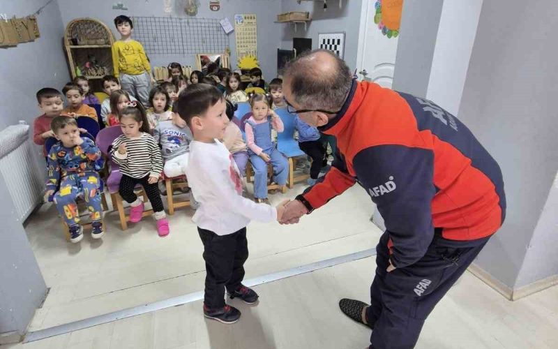 AFAD Aydın İl Müdürlüğü, Miniklere Afet Eğitimi Verdi