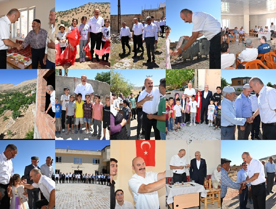 Valimiz Ekrem Canalp, Gercüş İlçesine Bağlı Köyleri Ziyaret Etti