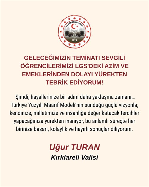 GELECEĞİMİZİN TEMİNATI SEVGİLİ ÖĞRENCİLERİMİZ...