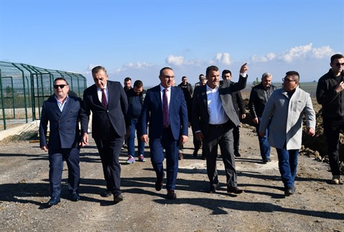 Vali Soytürk Süleymanpaşa’da Doğal Yaşam Alanı’nda İncelemelerde Bulundu