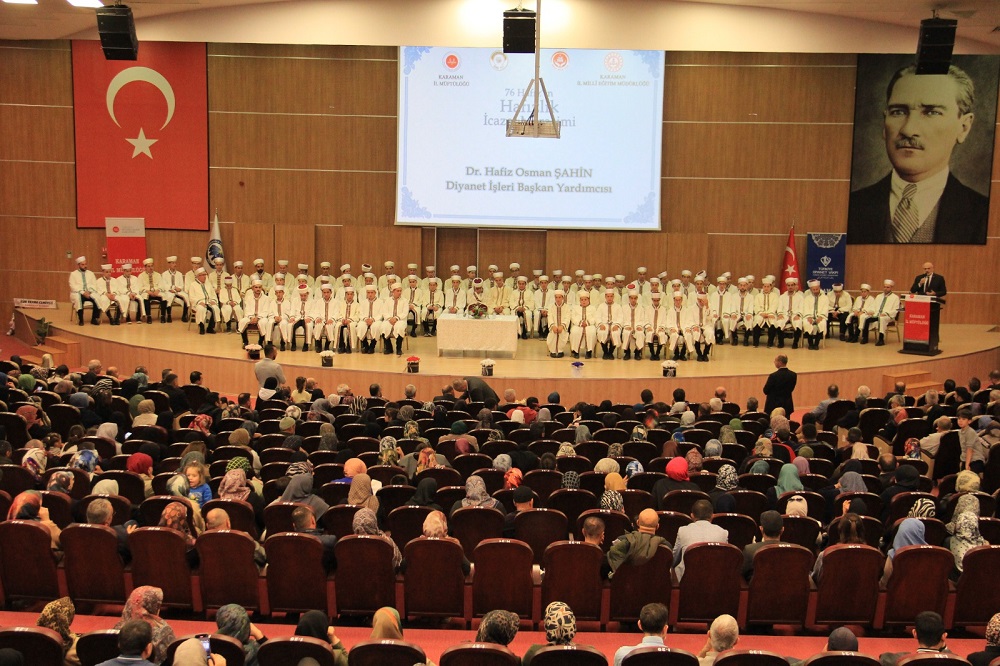76 Hafız İçin İcazet Merasimi Düzenlendi