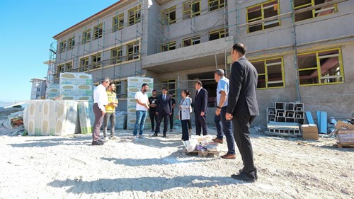 VALİ TÜLAY BAYDAR BİLGİHAN’DAN EĞİTİM YATIRIMLARINA YAKIN TAKİP