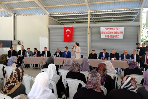 VALİ TÜLAY BAYDAR BİLGİHAN, BUCAK’TA GÜNDOĞDU KÖYÜ’NÜ ZİYARET ETTİ