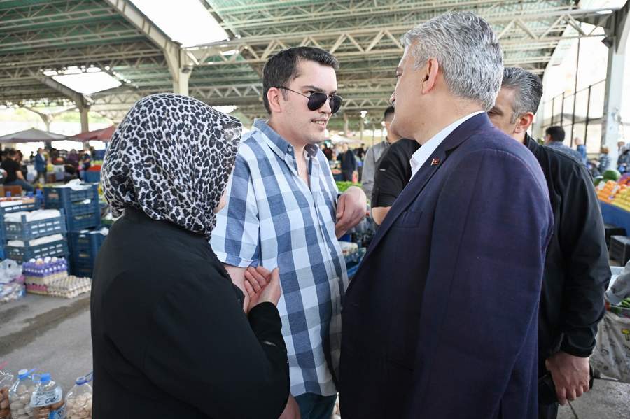 Valimiz Sayın Mehmet Makas’ın Cumartesi Pazarı Ziyareti
