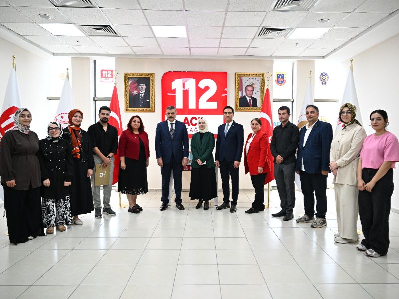 Vali Çiftçi’den 112 Acil Çağrı Merkezi ve Yeşilay Personeline Teşekkür
