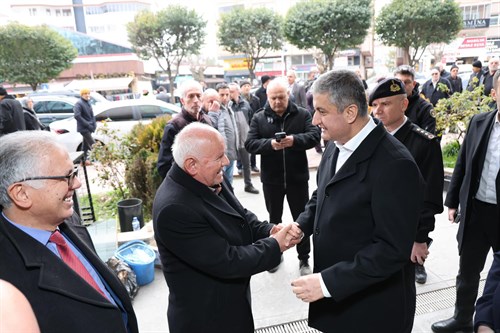 Valimiz Sayın Mustafa Yavuz’dan Safranbolu Esnaflarımıza ve Vatandaşlarımıza Geçmiş Olsun Ziyareti.