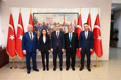 1-7 Mart Muhasebe Haftası Nedeniyle Vali Dr. Naci Aktaş’a Ziyaret