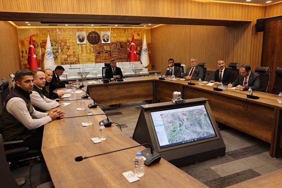 Valimiz Sayın Hamza Aydoğdu Başkanlığında Ergan Dağı Ağaçlandırma Toplantısı Yapıldı