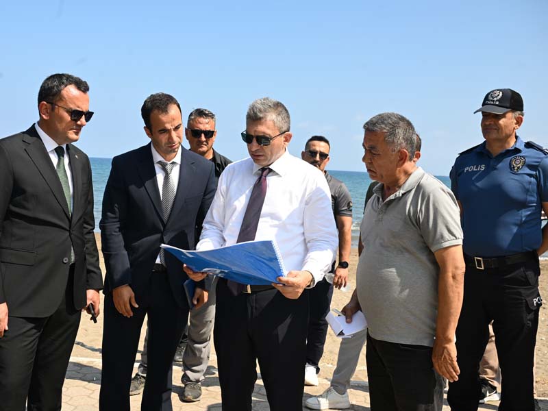 Vali Şahin, Finike'de Eğitim, Ulaşım Ve Kültürel Projeleri Yerinde İnceledi