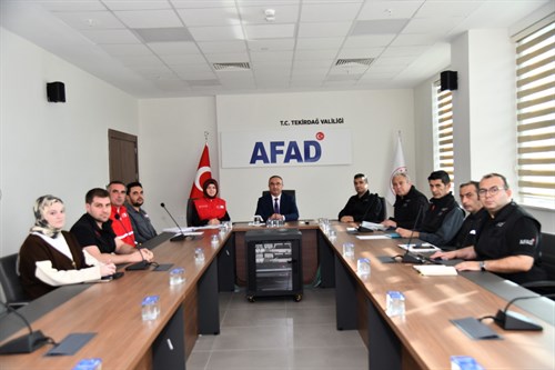 Tekirdağ İl Afet Beslenme Planı Toplantısı Düzenlendi