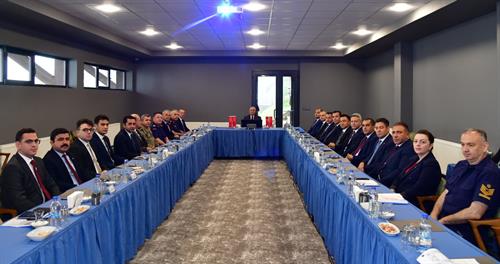 İl Güvenlik ve Asayiş Koordinasyon Kurulu Toplantısı Vali Başkanlığında Yapıldı