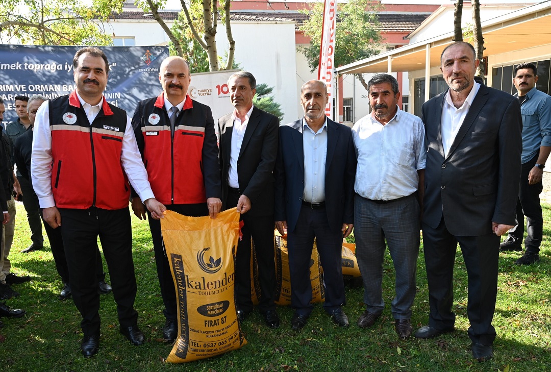 Batmanlı Çiftçilere %75 Hibeli Mercimek Tohumu Desteği