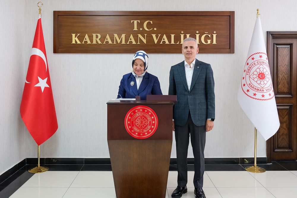 Aile ve Sosyal Hizmetler Bakanlığı Bakan Yardımcısı Sayın Leman YENİGÜN KARAMAN'da