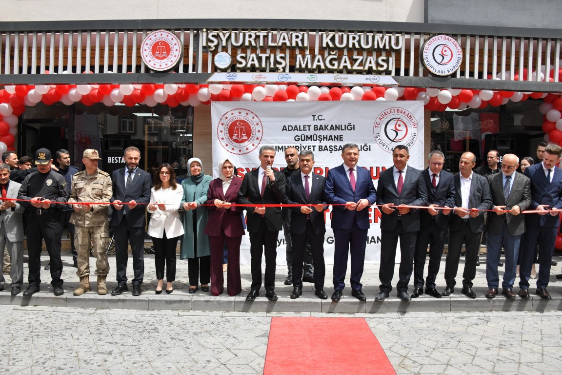 Valimiz Aydın Baruş Adalet Bakanlığı İş Yurtları Kurumu Tarafından Açılan Satış Mağazasının Açılışına Katıldı