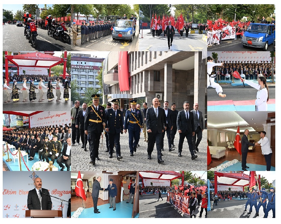 Cumhuriyetimizin 102. Kuruluş Yıl Dönümü Batman’da Coşkuyla Kutlandı