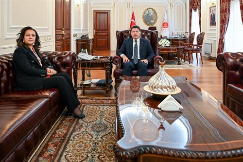 VALİ TÜLAY BAYDAR BİLGİHAN’DAN ADALET BAKANI YILMAZ TUNÇ’A ZİYARET