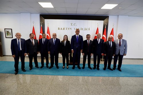 Kültür ve Turizm Bakanı Sayın Mehmet Nuri Ersoy, Valimiz Dr. Nurtaç Arslan'ı Ziyaret Etti