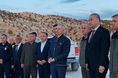 Valimiz Sayın Mehmet Fatih Çiçekli, Kazancı-Gazipaşa Yolunda İncelemelerde Bulundu