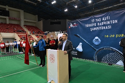 Valimiz Sayın Hüseyin Aksoy, 17 Yaş Altı Badminton Türkiye Şampiyonası'nın Açılış Programına Katıldı