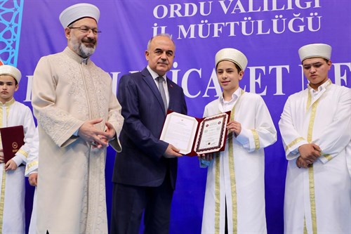 Diyanet İşleri Bakanı Prof. Dr. Ali Erbaş Ordu’da