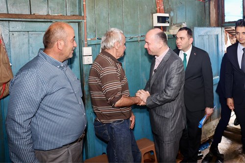 Vali Serdengeçti, Şehit Ailesini Ziyaret Etti