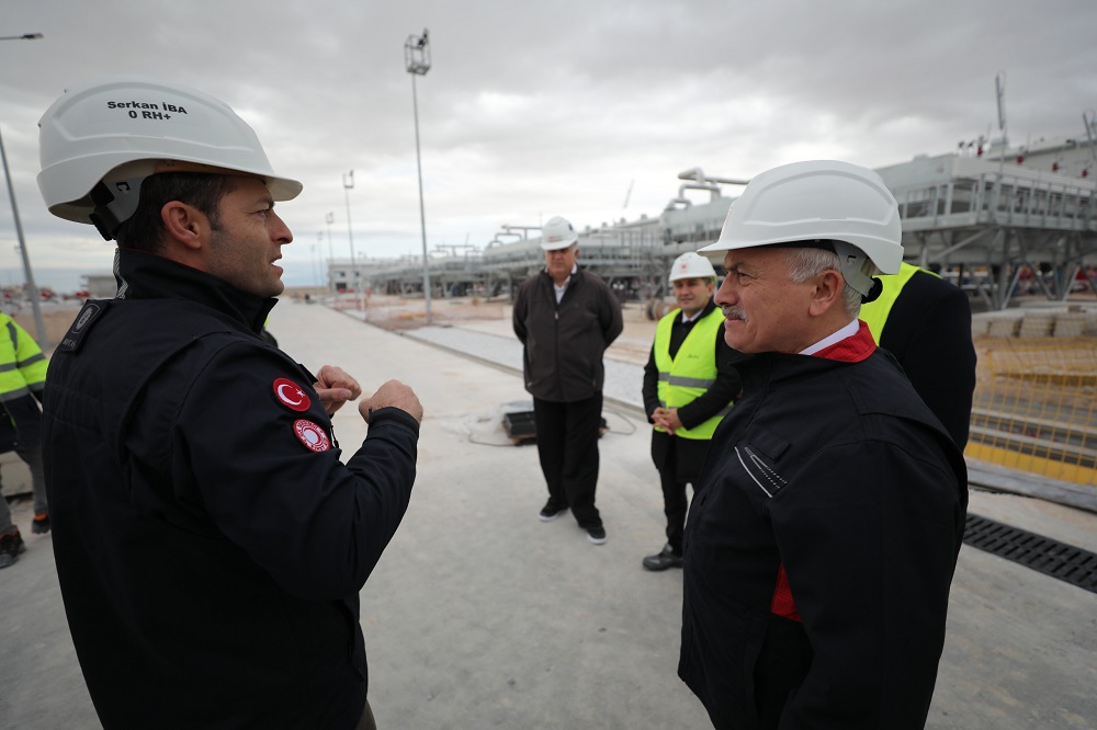 Aksaray Tuz Gölü Doğalgaz Depolama Tesislerine ziyaret ve inceleme