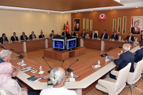 Gümüşhane Sanayi ve Teknoloji İş Birliği Kurulu Valimiz Aydın Baruş Başkanlığında Toplandı