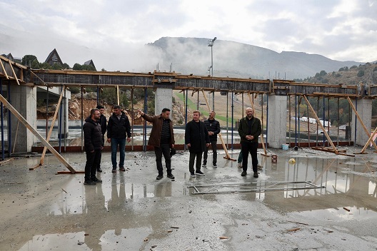 Ergan Dağı Kayak Merkezi'nde Hummalı Çalışma...