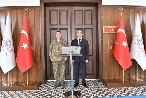 5. Kolordu Komutanı Aksoytürk Vali Soytürk’ü Ziyaret Etti