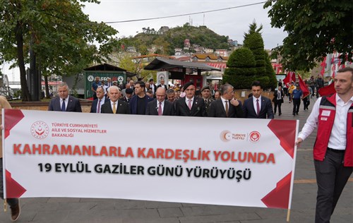 Giresun’da 19 Eylül Gaziler Günü Programları Düzenlendi