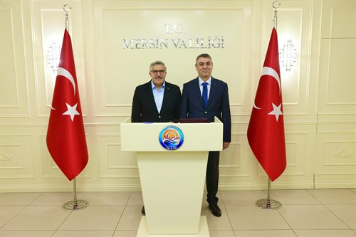 VALİMİZ SAYIN ATİLLA TOROS, AK PARTİ GENEL BAŞKAN YARDIMCISI VE HATAY MİLLETVEKİLİ SAYIN HÜSEYİN YAYMAN VE BERABERİNDEKİ HEYET İLE GÖRÜŞTÜ