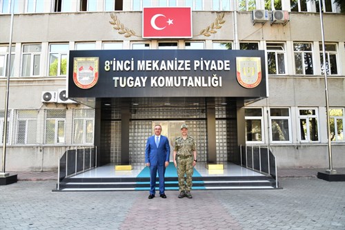 Vali Soytürk Garnizon Komutanı Yörüyüş’e İade-i Ziyarette Bulundu