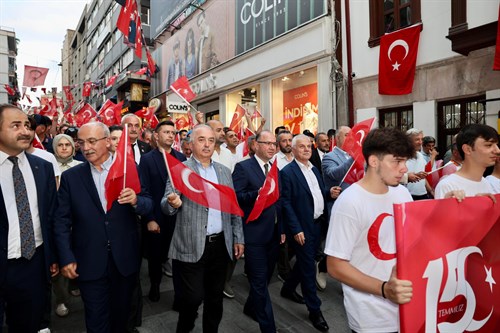 15 Temmuz Giresun’da Coşkulu Bir Şekilde Anıldı