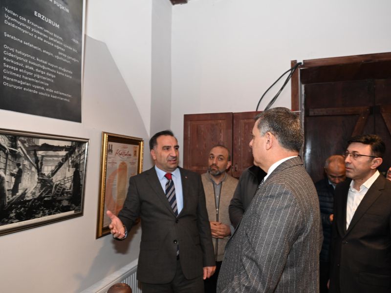 Vali Mustafa Çiftçi’den TDED Erzurum Şubesi’ne Ziyaret