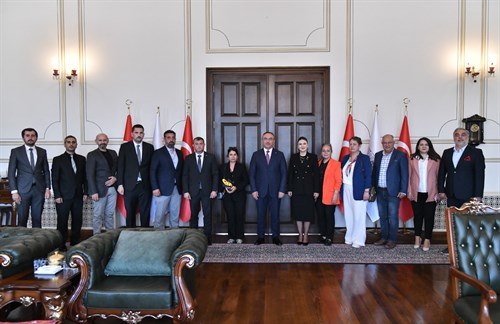 Vali Soytürk Çorlu Kent Konseyi Başkanı Yüksel ve Beraberindeki Heyeti Kabul Etti