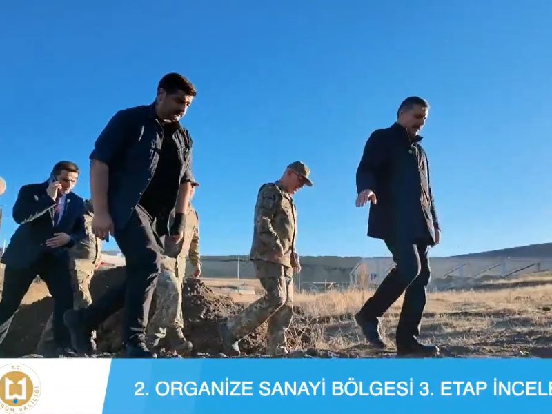 Vali Mustafa Çiftçi, 2. OSB 3. Etap Sahasında İncelemelerde Bulundu