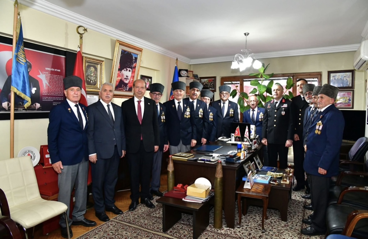 KKTC Cumhurbaşkanı Ersin Tatar Kıbrıs Gazileriyle Bir Araya Geldi