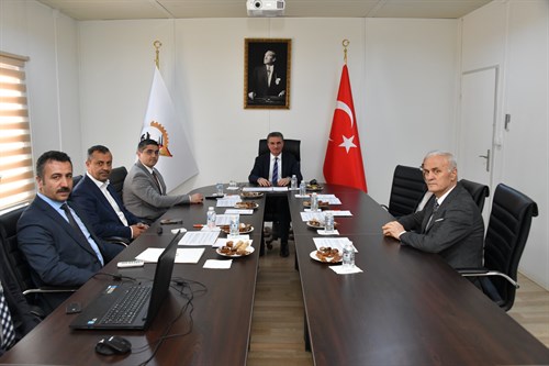 Valimiz Aydın Baruş Başkanlığında Gümüşhane Organize Sanayi Bölgesi (OSB) Yönetim Kurulu toplantısı yapıldı