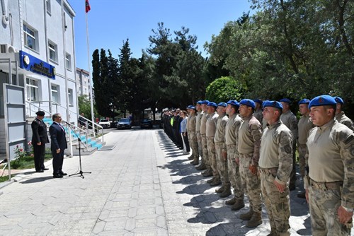 Vali Vekili Güler İl Jandarma Komutanlığı Personeli ile Bayramlaştı