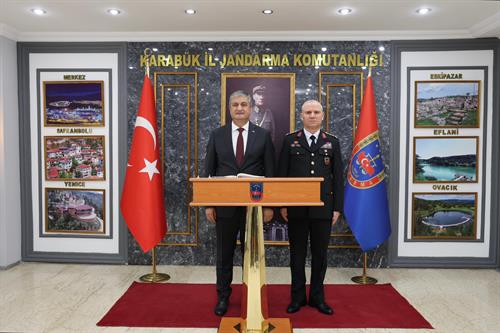 Valimiz Sayın Mustafa Yavuz, Jandarma Teşkilatının 186. Kuruluş Yıl Dönümü Dolayısıyla İl Jandarma Komutanlığını Ziyaret Etti.